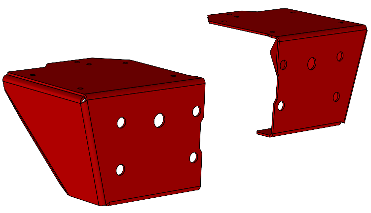 End Caps for Jeep Wrangler JL/JT/JK Modular Front Bumper