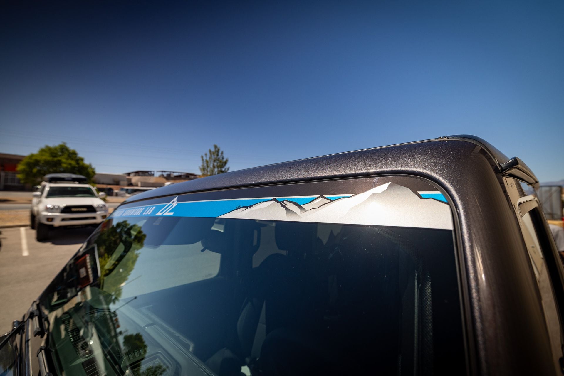 AAL Windshield Decal - 54" - Metallic Base