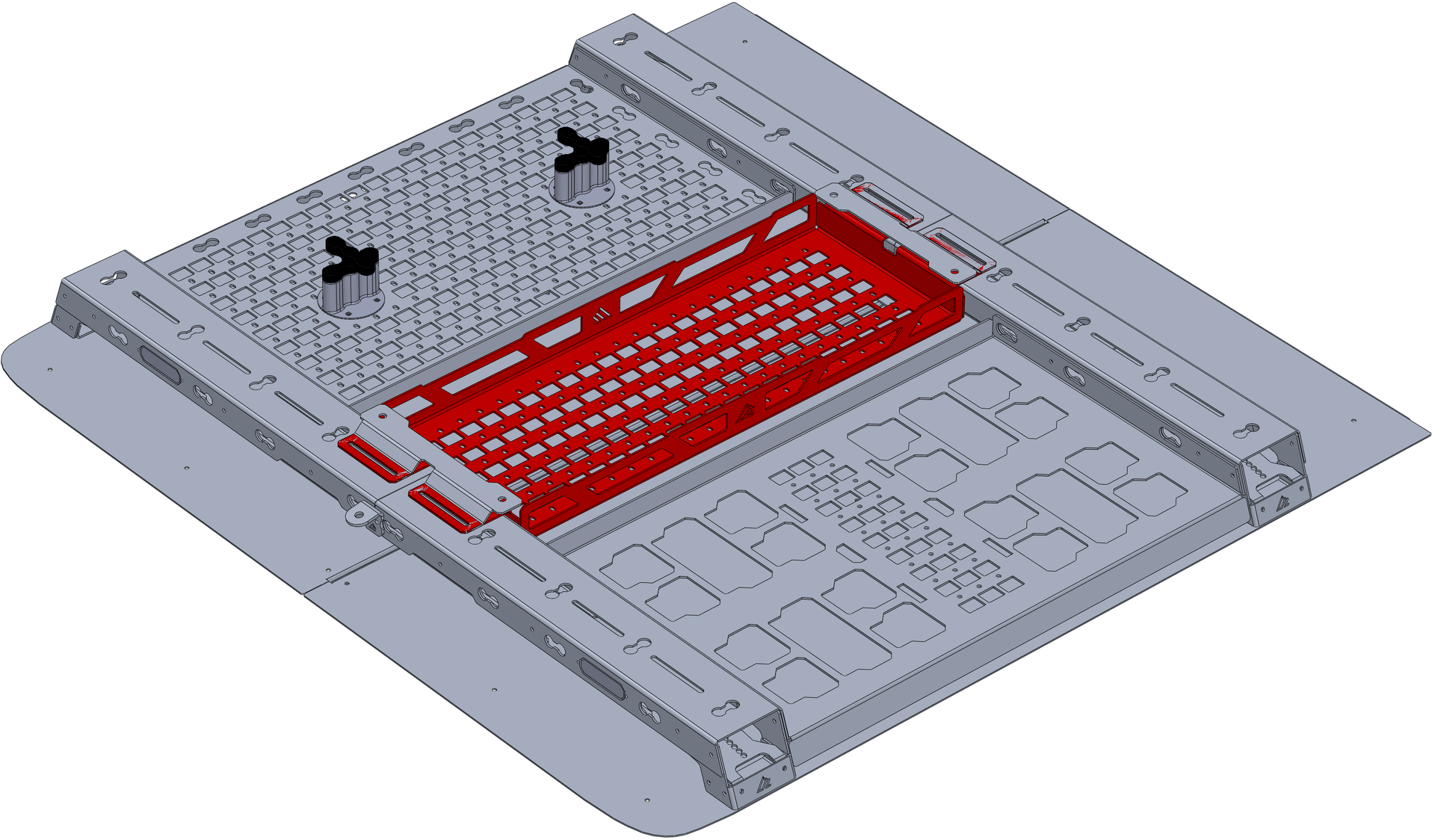 Tool Tray for Ford Ranger Bed RAIL System