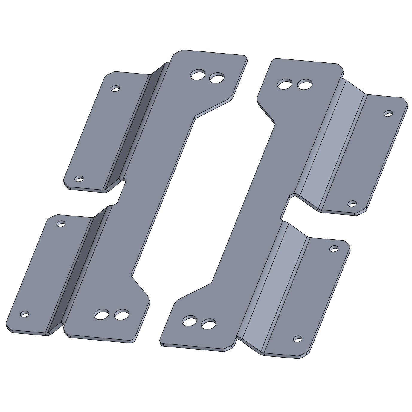 MAXTRAX Mounting Brackets for Ford Ranger Bed MOLLE Panels