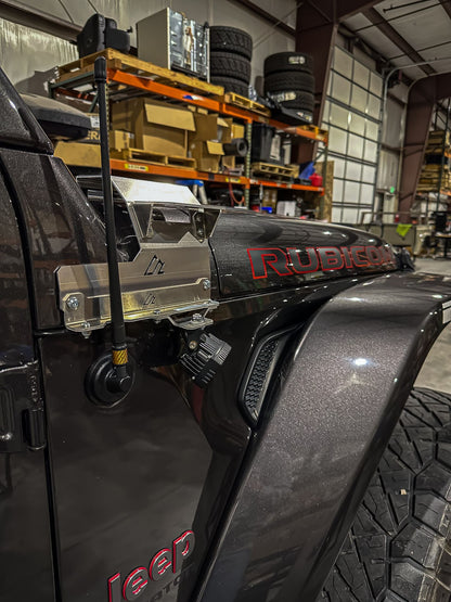 Jeep Wrangler JL/JT A-Pillar Light and Antenna Brackets
