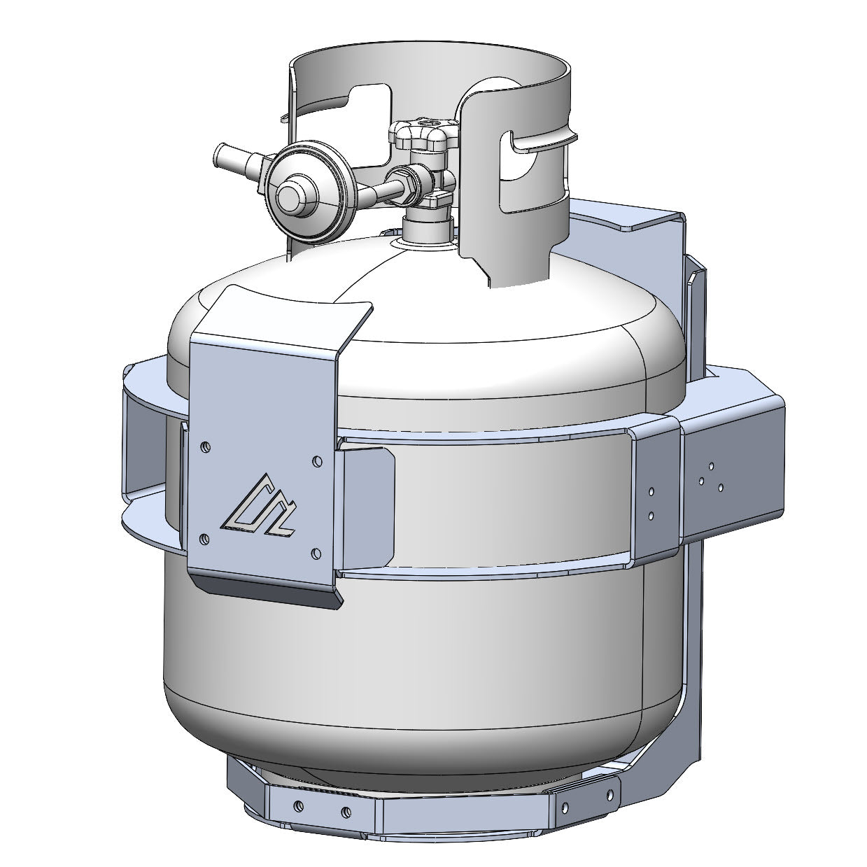 20LB Propane Tank Mount – Built for Serious Adventure
