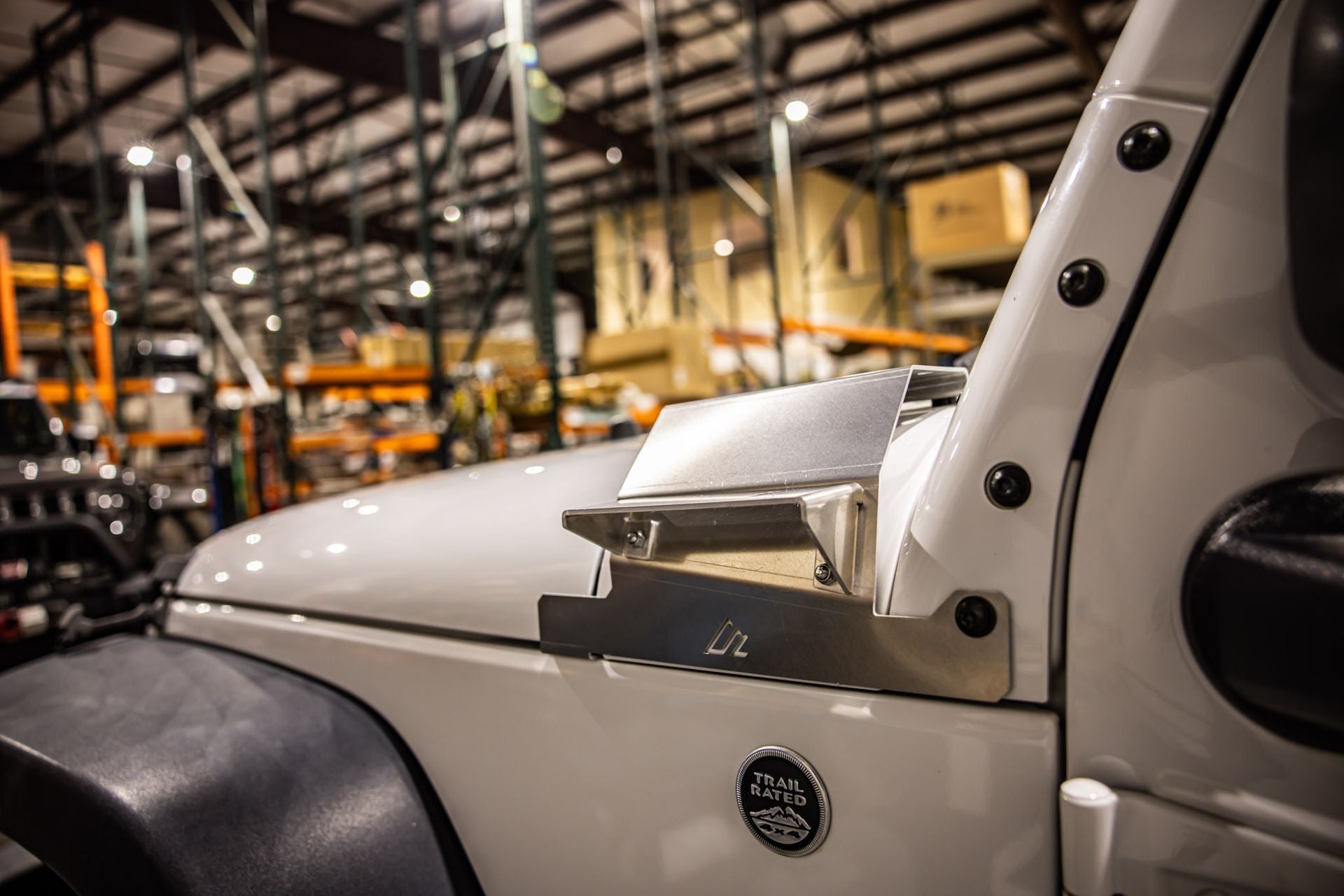 Jeep JK A-Pillar Light and Antenna Brackets