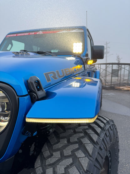 Jeep JL/JT High-Line Fender Brace with Daytime Running Lights