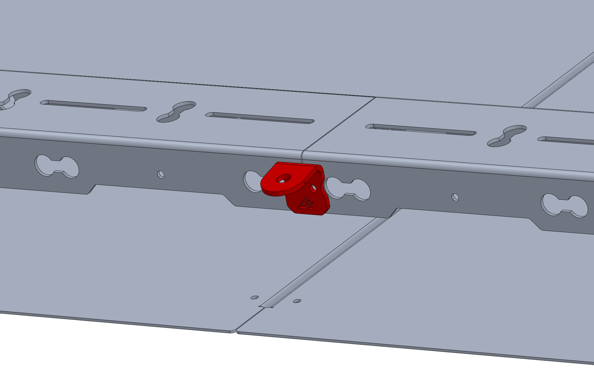 Ranger Raptor Bed RAIL - Whip Mount