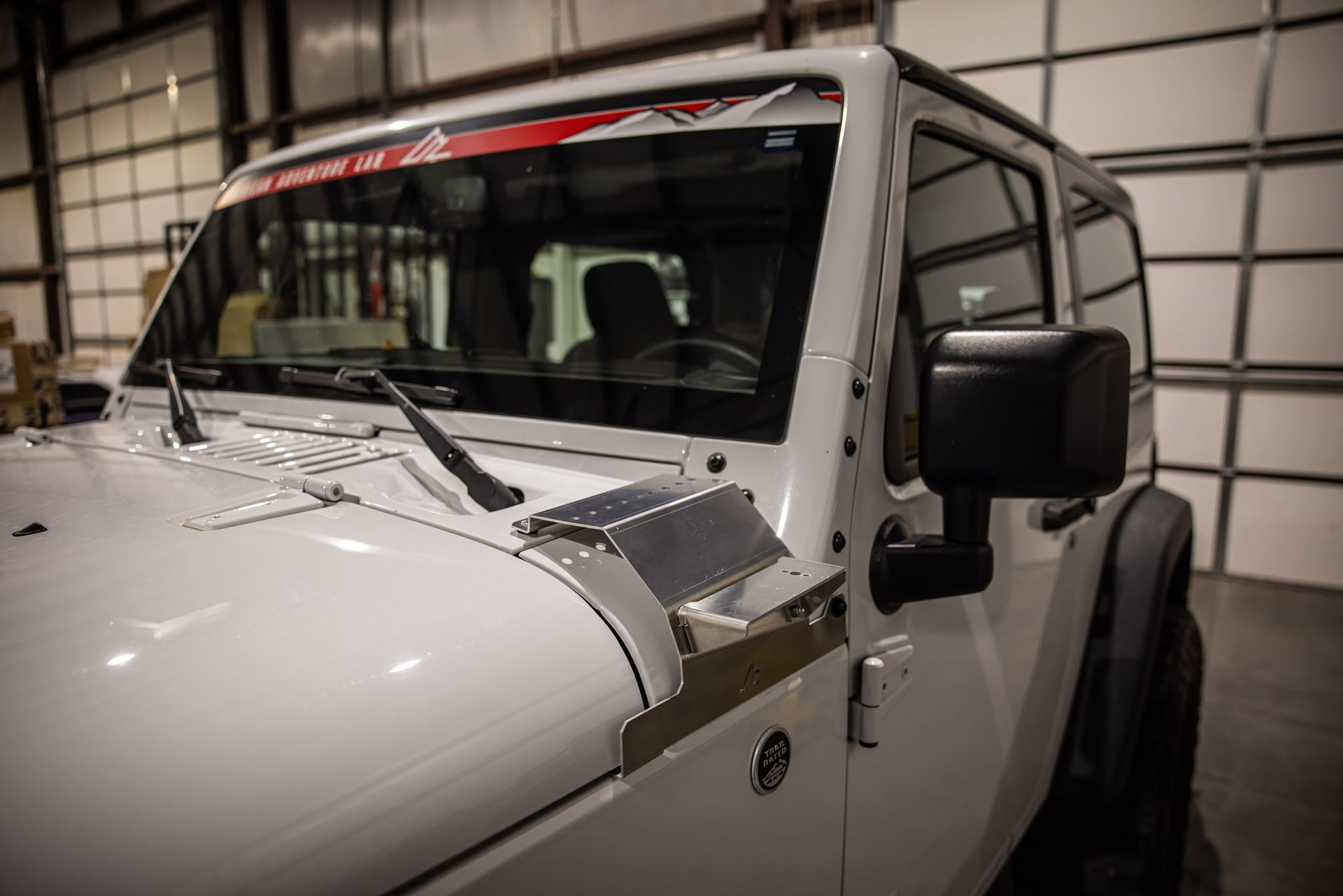 Jeep JK A-Pillar Light and Antenna Brackets