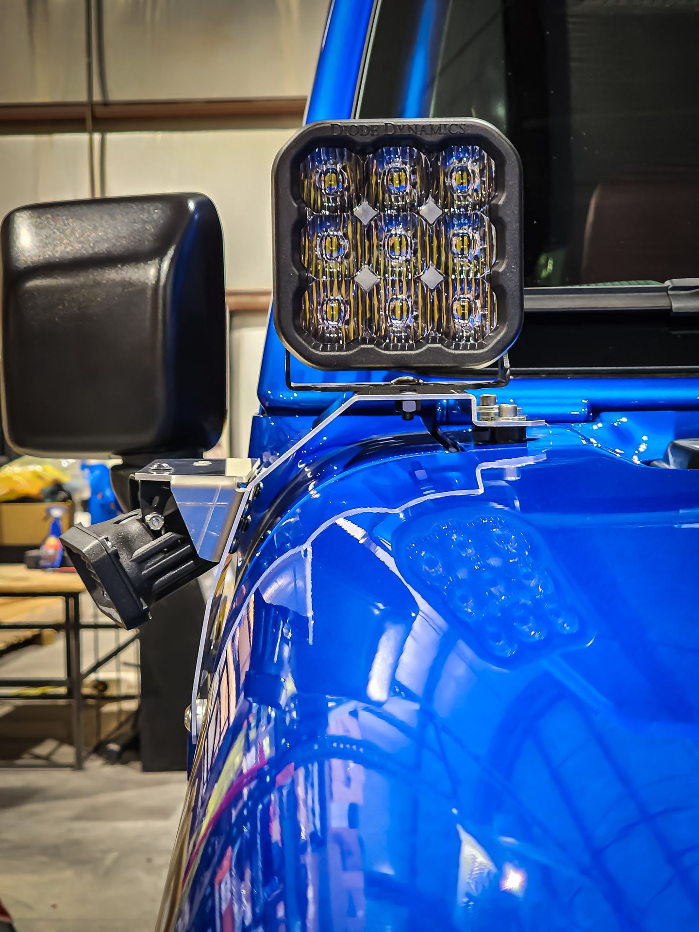 Jeep Wrangler JL/JT A-Pillar Light and Antenna Brackets