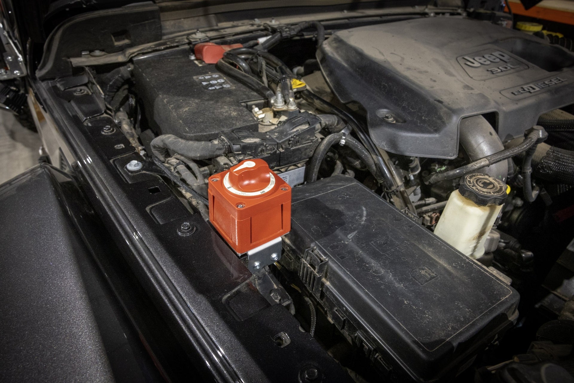 Jeep JL Battery Cutoff Switch Bracket