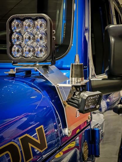 Jeep Wrangler JL/JT A-Pillar Light and Antenna Brackets