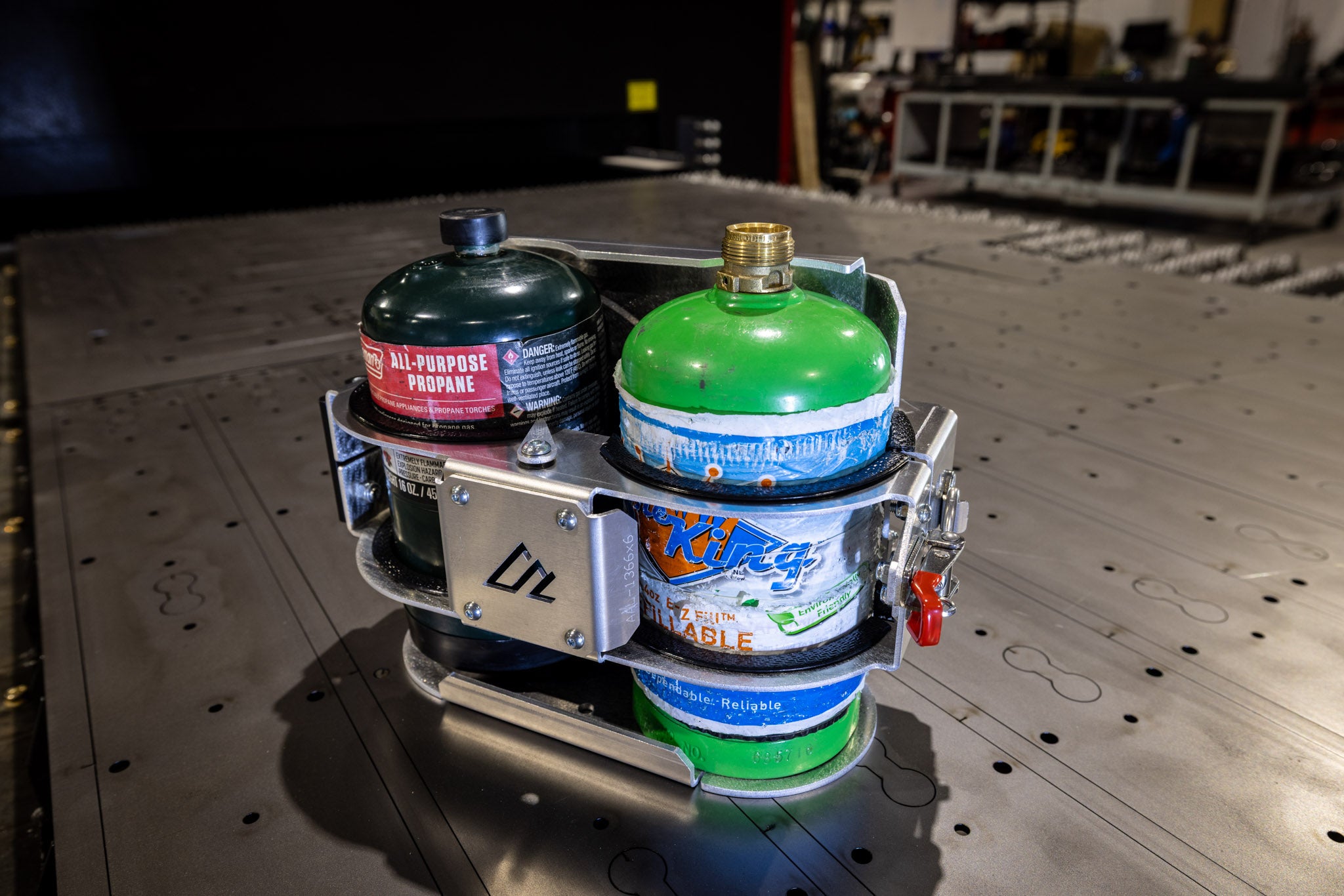 Dual 1LB Propane Bottle Mount