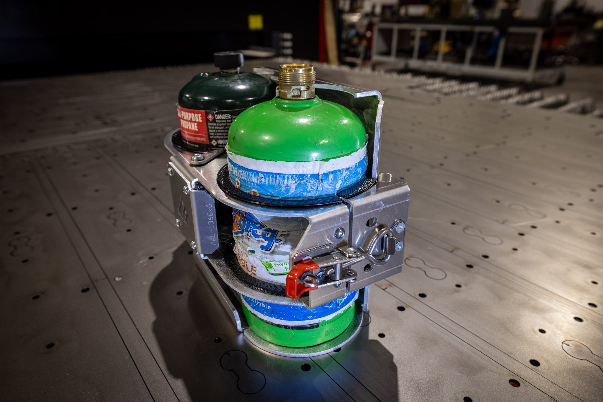 Dual 1LB Propane Bottle Mount