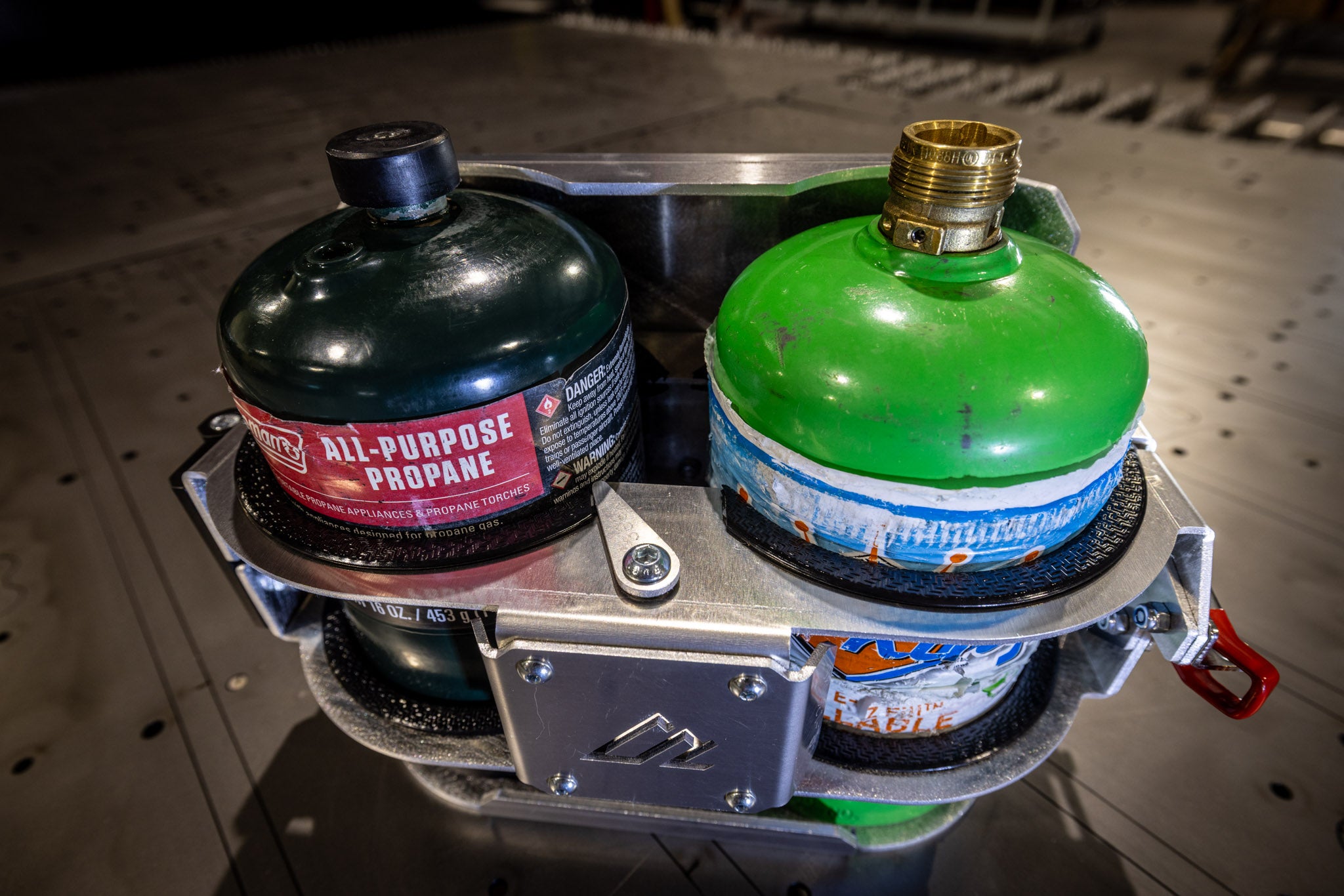 Dual 1LB Propane Bottle Mount