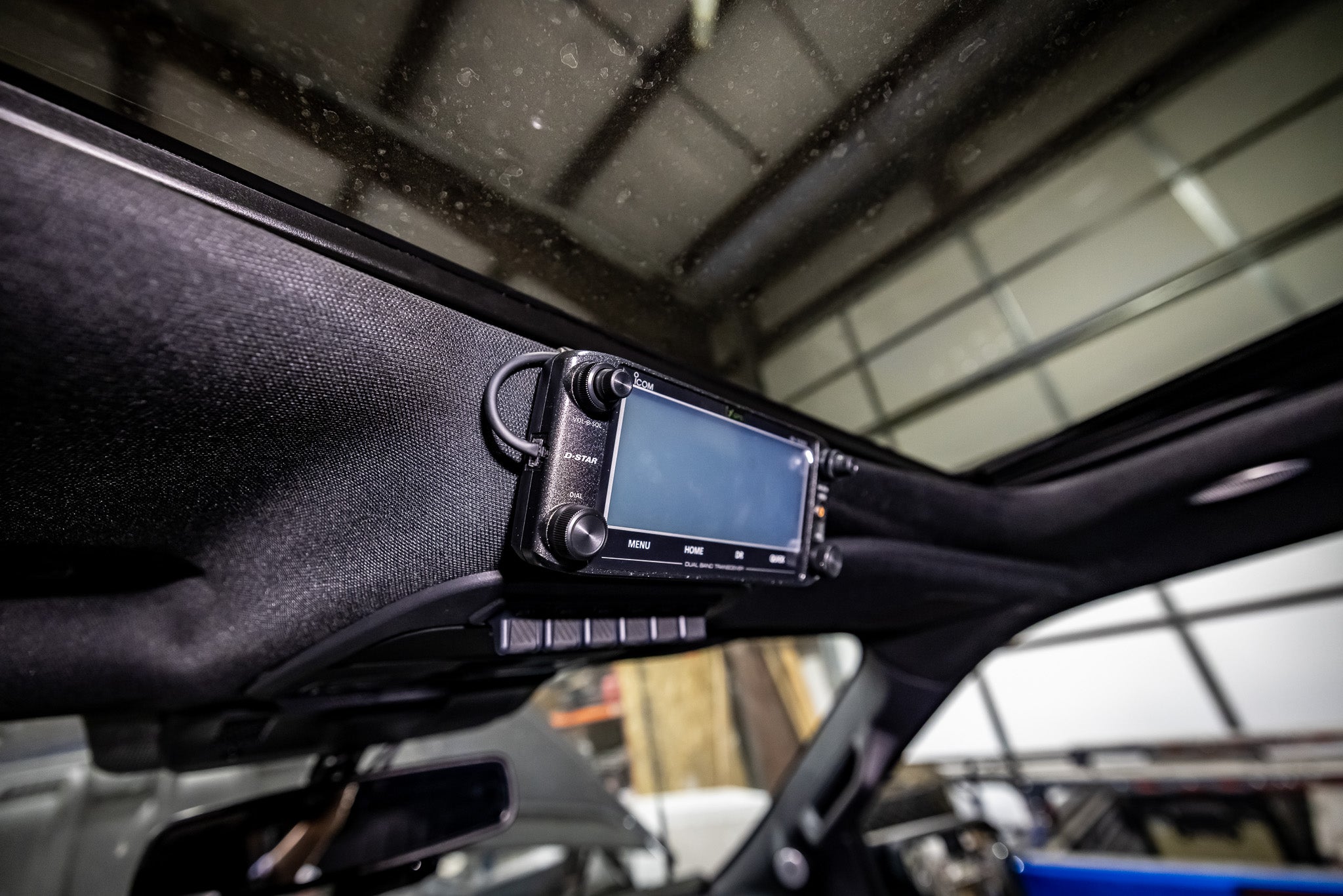 Ford F-150 Sunroof Comms Display Clip for Icom 5100