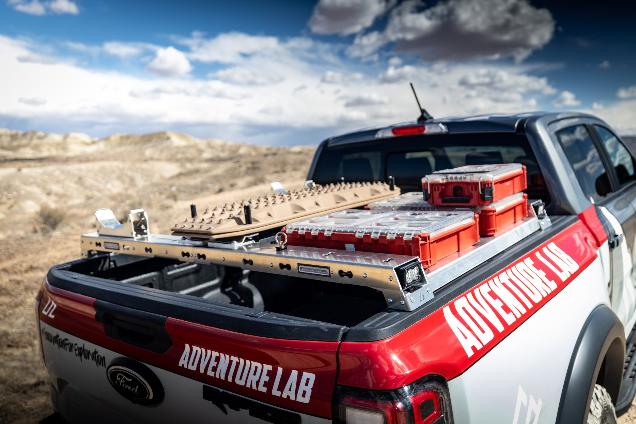 Dual Milwaukee Packout Tray for Ford Ranger RAIL System
