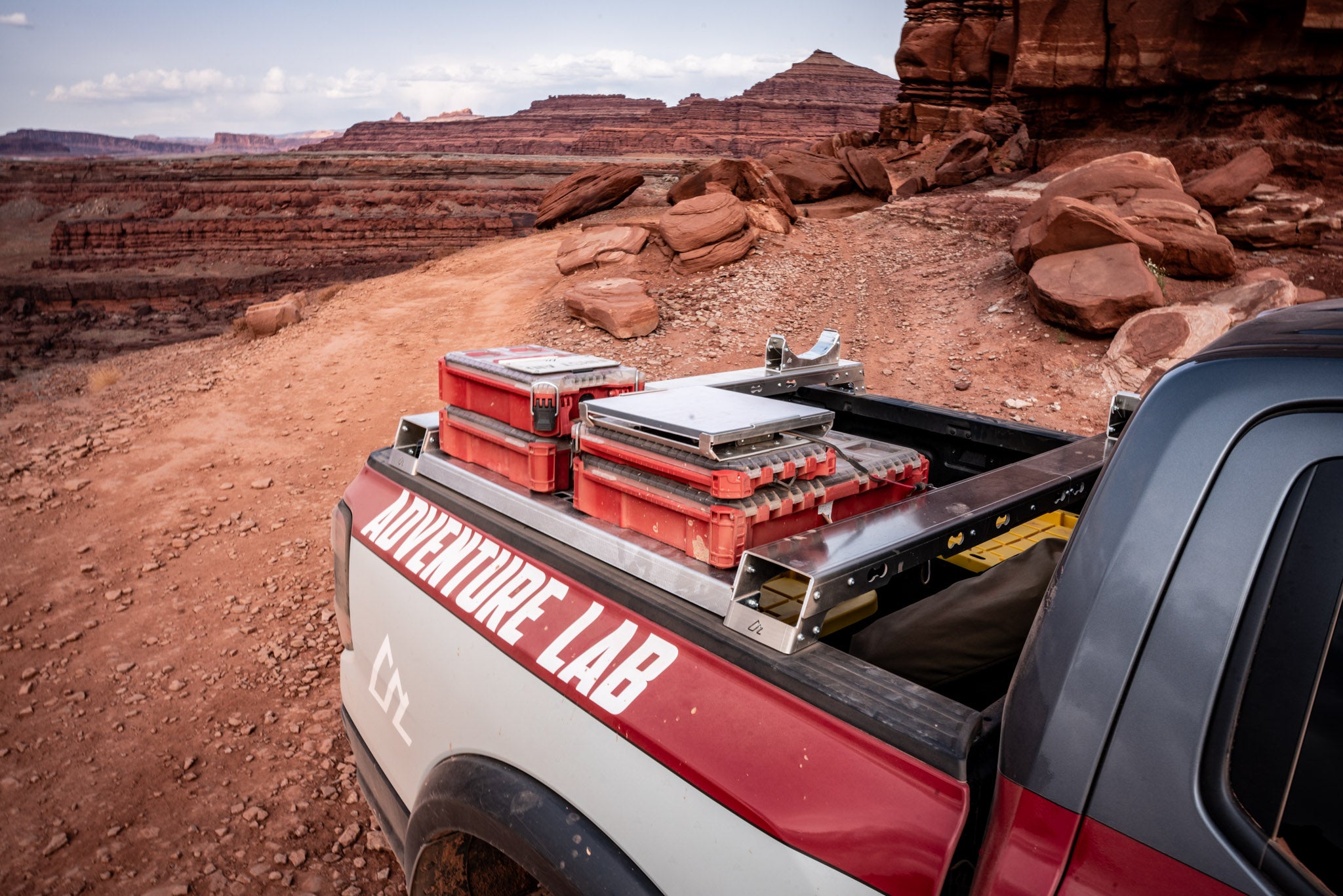 Dual Milwaukee Packout Tray for Ford Ranger RAIL System