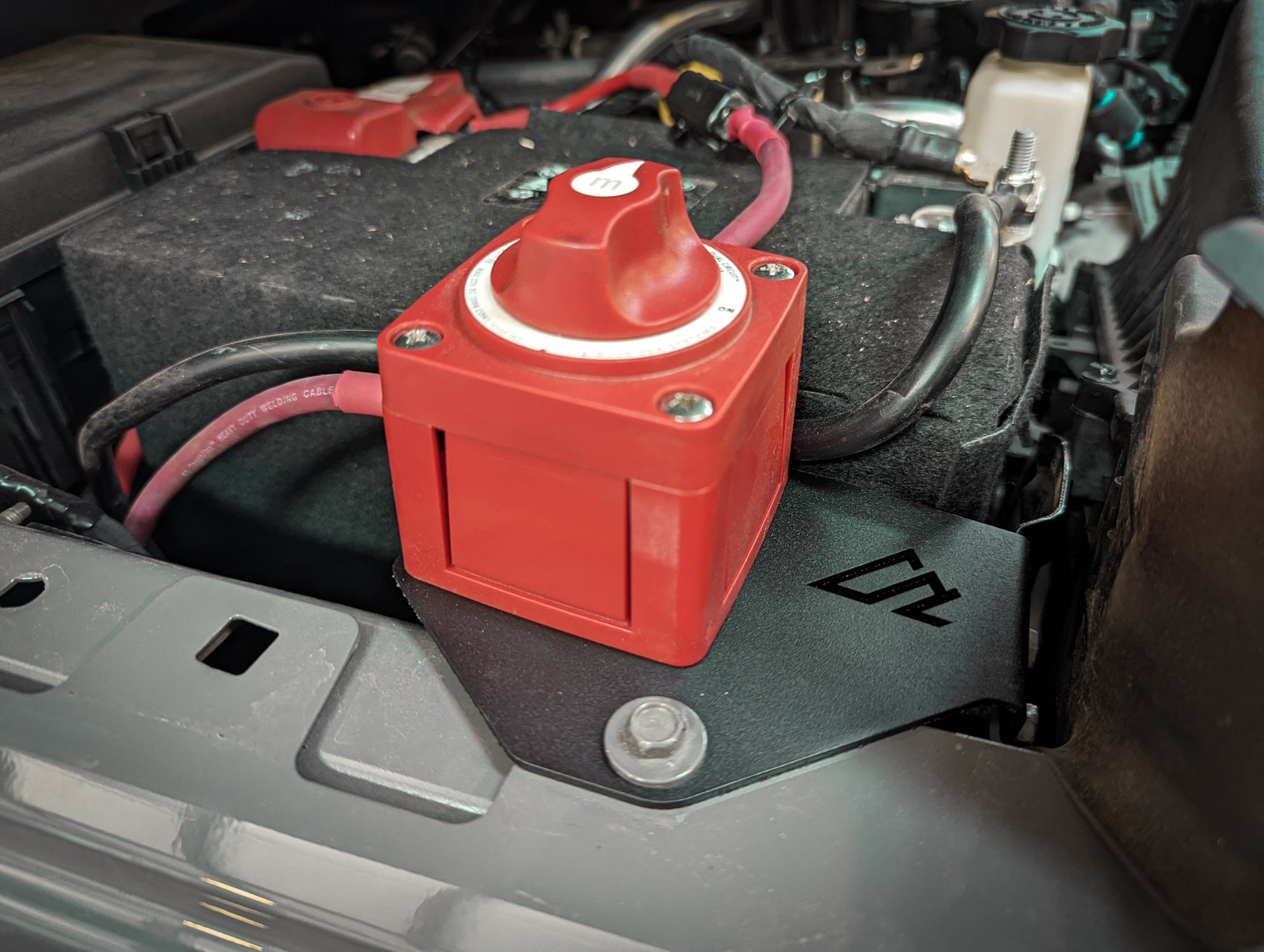 Jeep JL Battery Cutoff Switch Bracket