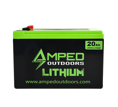 Amped Outdoors 20Ah Lithium Battery (LiFePO4)