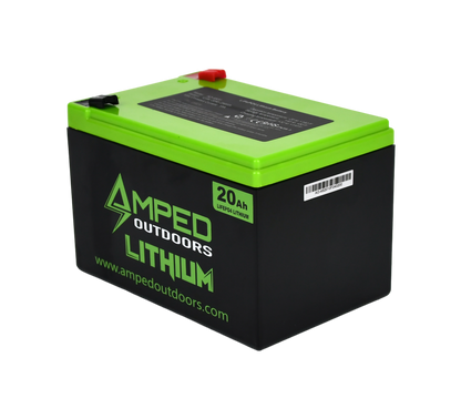 Amped Outdoors 20Ah Lithium Battery (LiFePO4)
